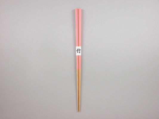 カラーダイヤハツリ箸(白竹)ピンク