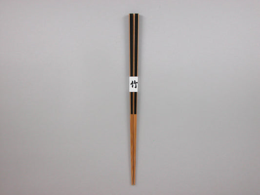 カラーダイヤハツリ箸(スス竹)黒