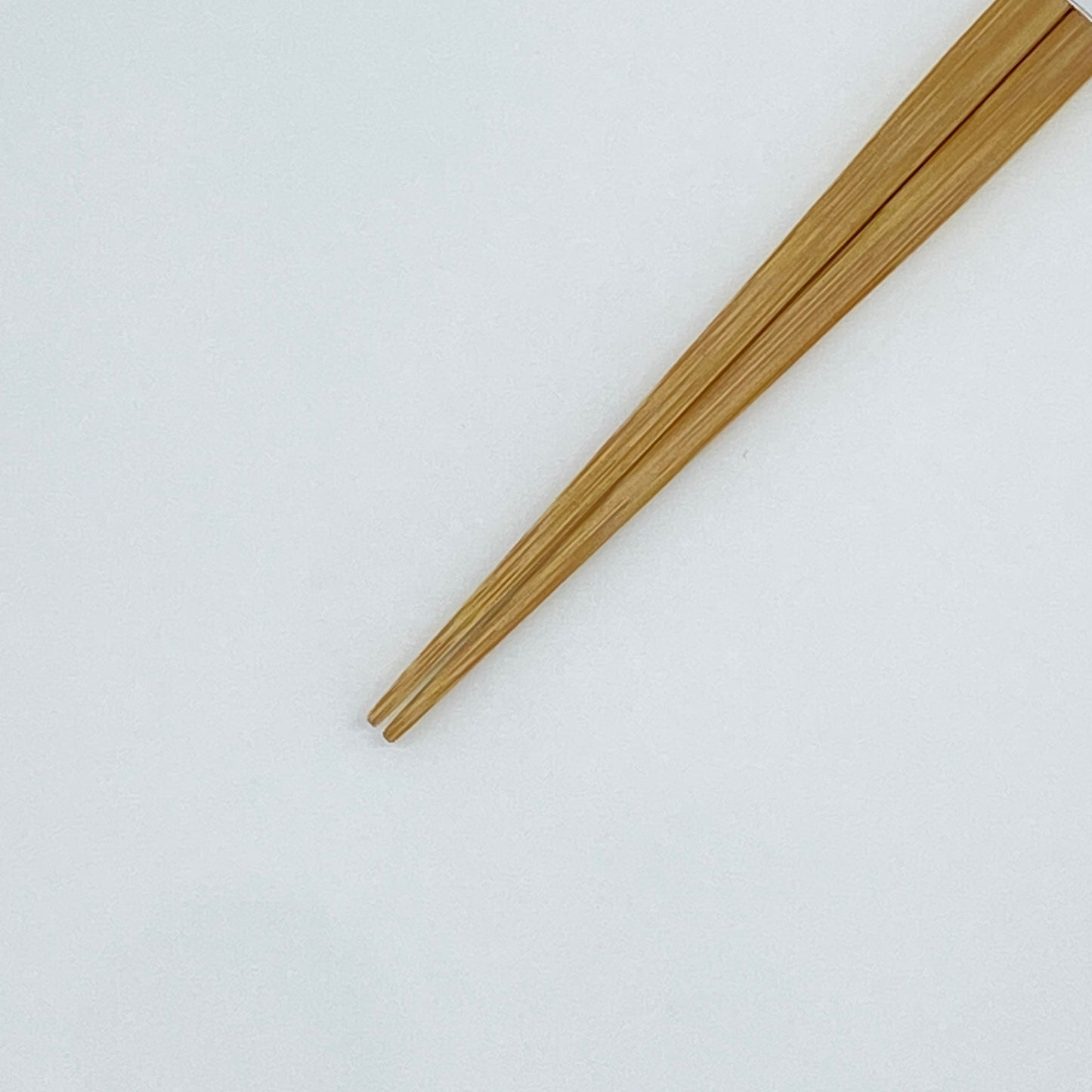 スス竹ネジリ箸(大)22.5cm