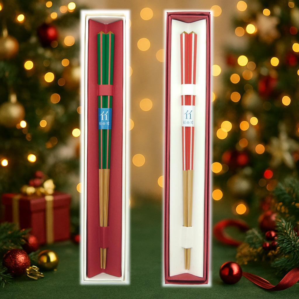 ダイヤハツリ箸（クリスマスカラー）