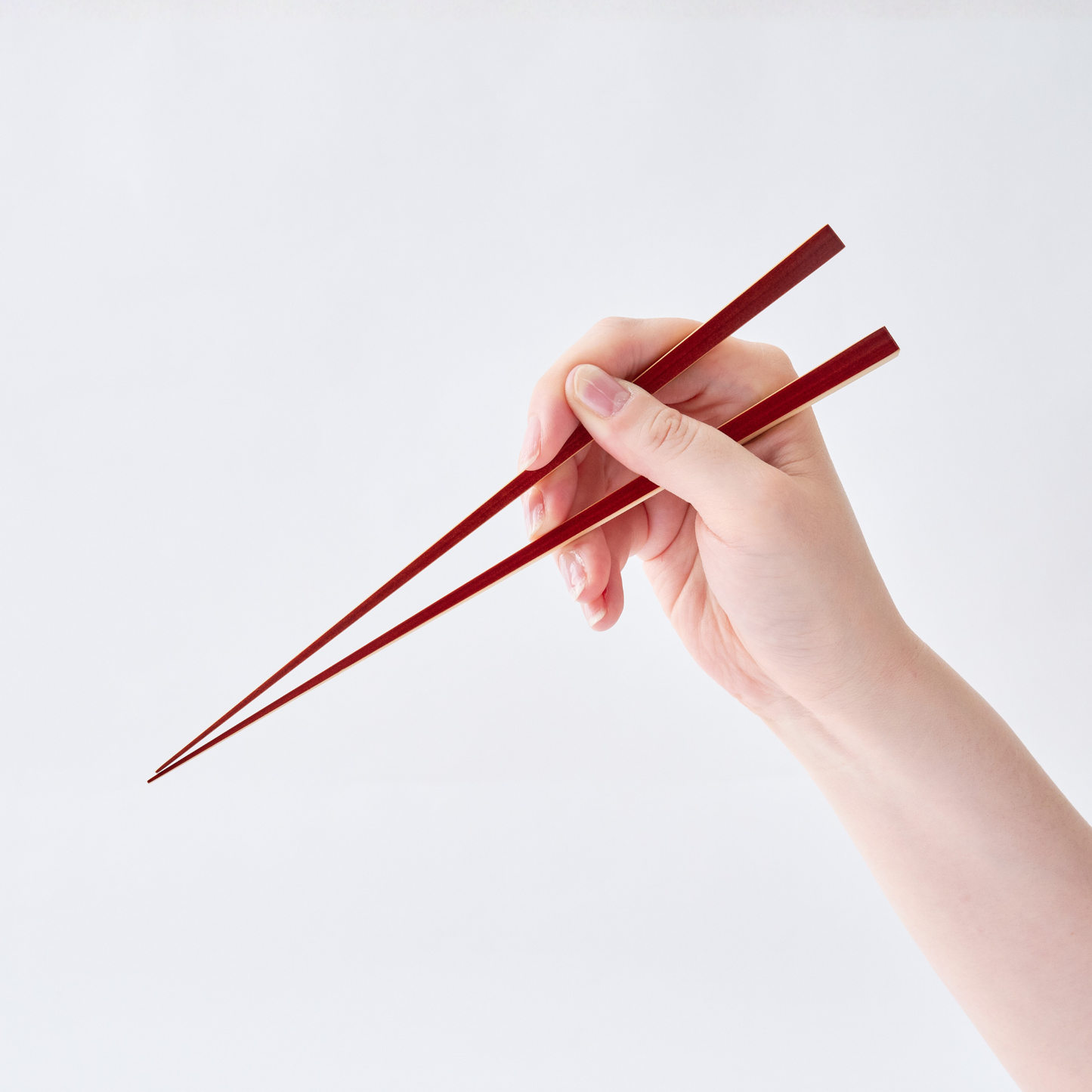 富士竹祝箸（極細） 紅留
