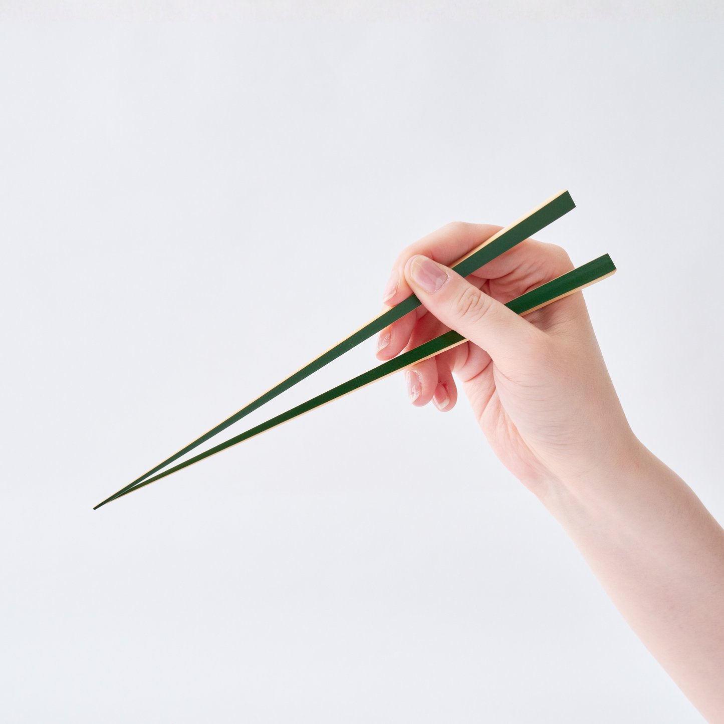 富士竹祝箸（極細） 青竹色