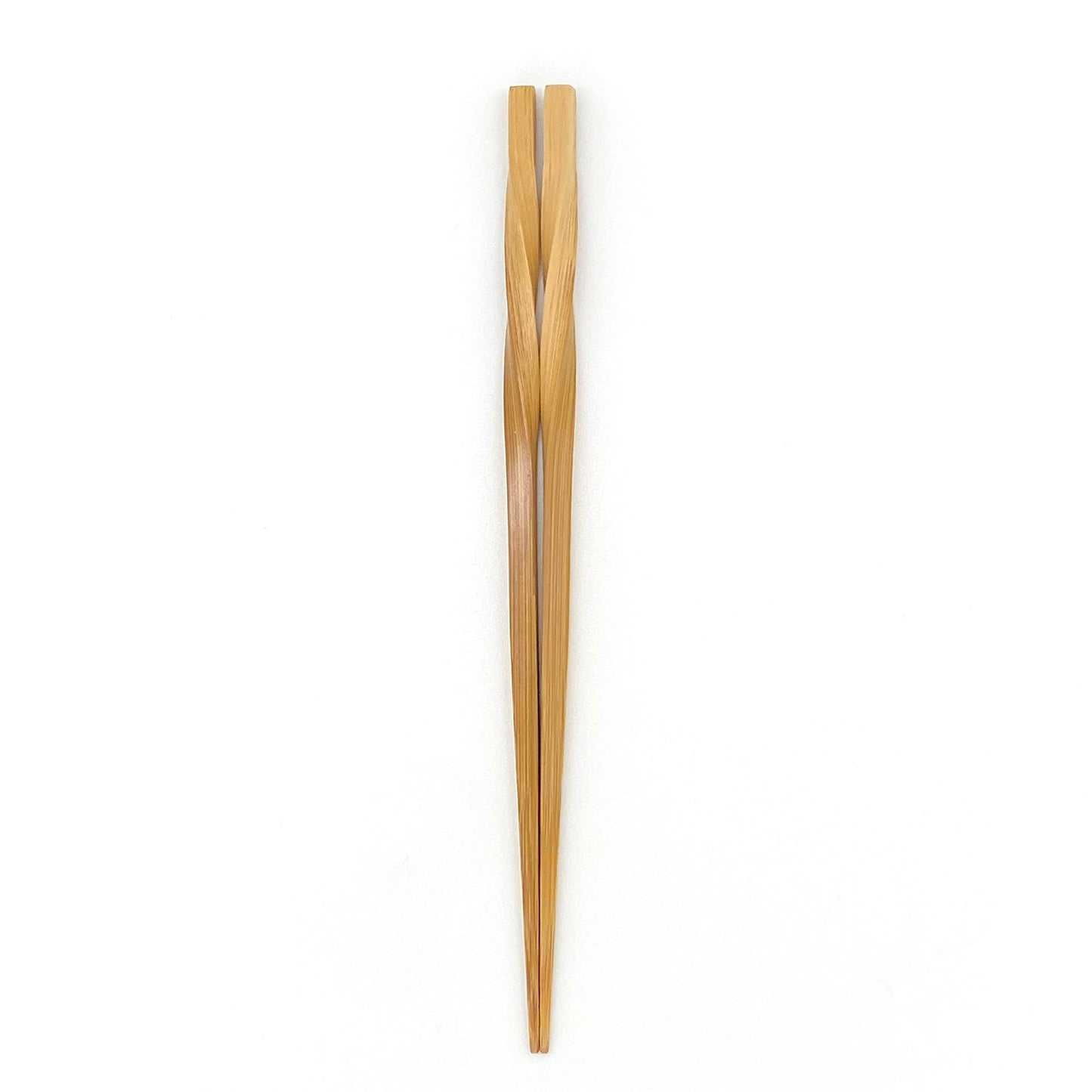 スス竹ネジリ箸（中）21cm