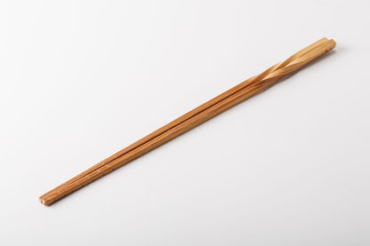 スス竹ネジリ菜箸 33cm