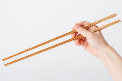 スス竹ネジリ菜箸 33cm