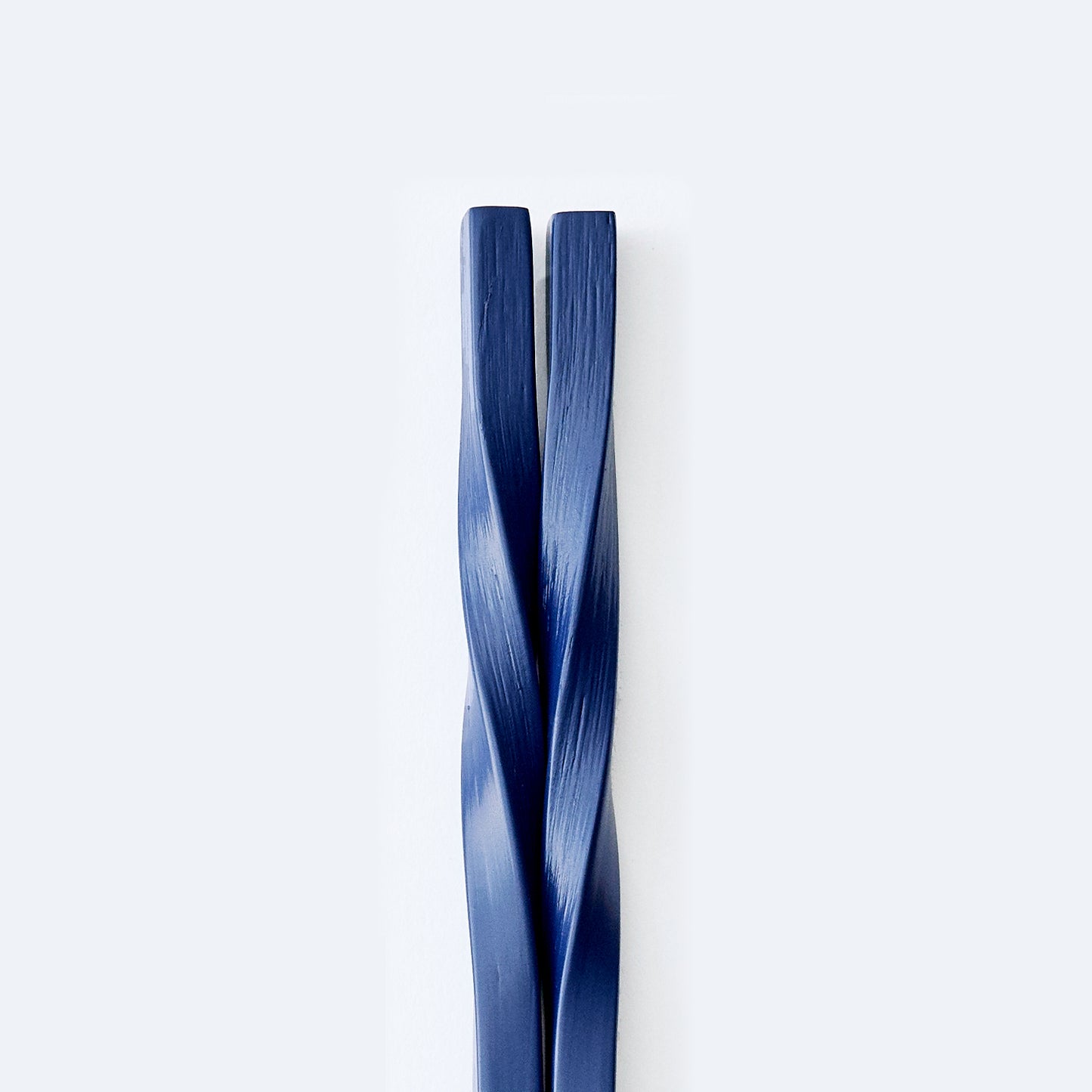 スス竹ネジリ箸 紺（大）22.5cm