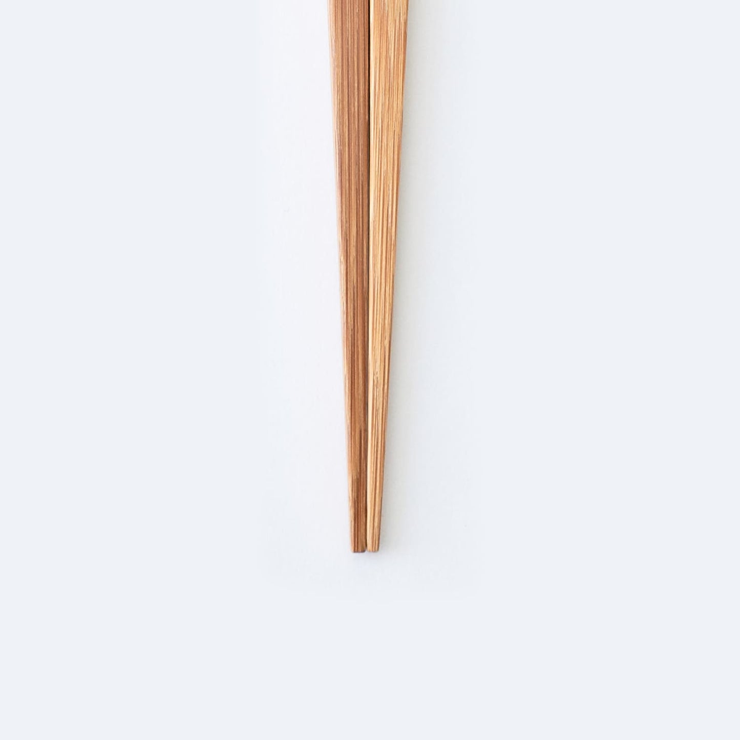 スス竹ネジリ箸 オレンジ（大）22.5cm