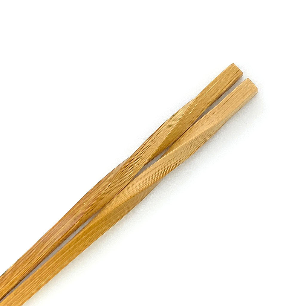 スス竹ネジリ箸（大）22.5cm