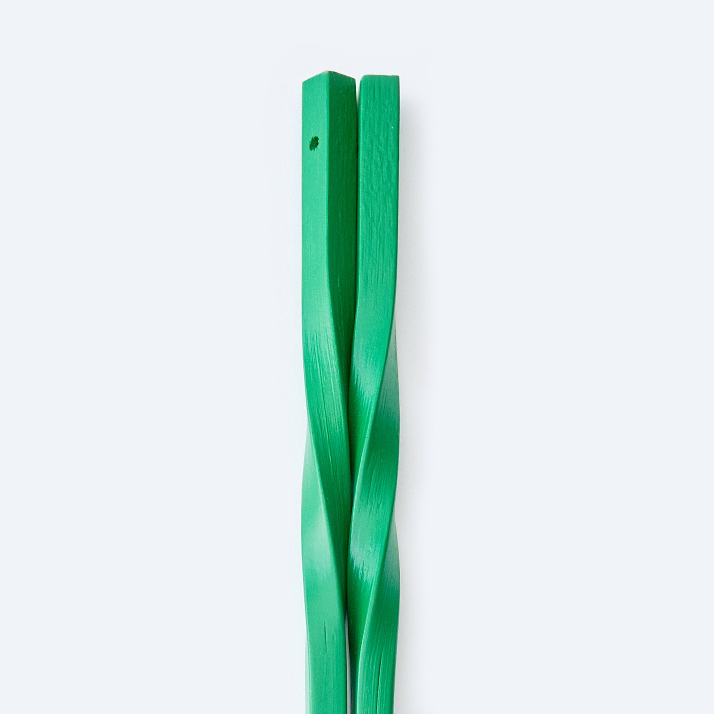 スス竹ネジリ菜箸 グリーン 33cm